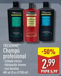 ALDI TRESEMMÉ Champú profesional oferta