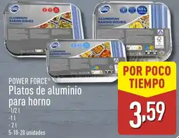 ALDI POWER FORC® Platos de aluminio para horno oferta