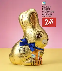 ALDI MOSER ROTH Conejito de chocolate de Pascua oferta
