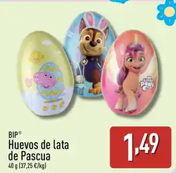 ALDI BIP Huevos de lata de Pascua oferta