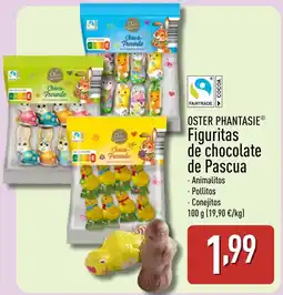 ALDI OSTER PHANTASIE Figuritas de chocolate de Pascua oferta