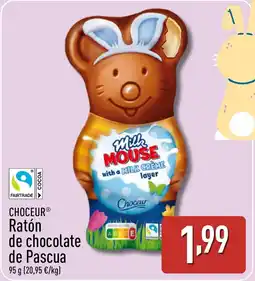 ALDI CHOCEUR Ratón de chocolate de Pascua oferta