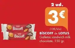 Supermercados Lupa Lotus - biscoff de galletas sándwich milk chocolate, 150 gr oferta
