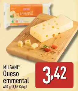ALDI MILSANI Queso emmental oferta