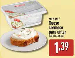 ALDI MILSANI Queso cremoso para untar oferta