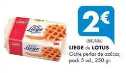 Supermercados Lupa Lotus - liege gofres de perlas de azucar oferta
