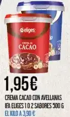 Claudio Eliges - crema cacao con avellanas oferta