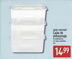 ALDI HOME CREATION Cajas de almacenaje oferta