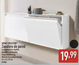 ALDI HOME CREATION Zapatero de pared oferta