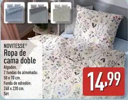 ALDI NOVITESSE Ropa de cama doble oferta