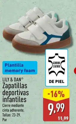 ALDI LILY & DAN Zapatillas deportivas infantiles oferta