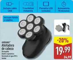 ALDI AMBIANO Afeitadora de cabeza oferta