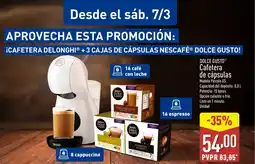 ALDI DOLCE GUSTO Cafetera de cápsulas oferta