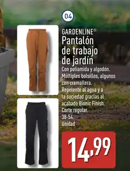 ALDI GARDENLINE Pantalón de trabajo de jardin oferta