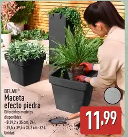 ALDI BELAVI Maceta efecto piedra oferta