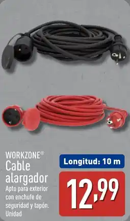 ALDI WORKZONE Cable alargador oferta