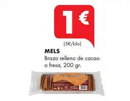 Supermercados Lupa MELS Brazo relleno de cacao o fresa oferta