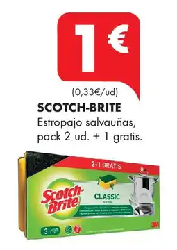 Supermercados Lupa SCOTCH-BRITE Estropajo salvauñas oferta