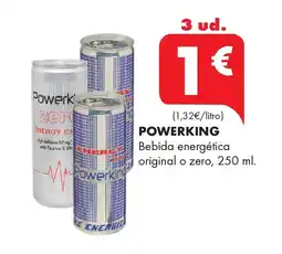 Supermercados Lupa POWERKING Bebida energética original o zero oferta