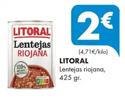 Supermercados Lupa LITORAL Lentejas riojana oferta