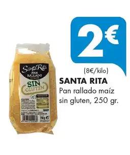 Supermercados Lupa SANTA RITA Pan rallado maíz sin gluten oferta