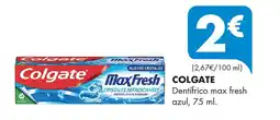 Supermercados Lupa COLGATE Dentifrico max fresh azul oferta