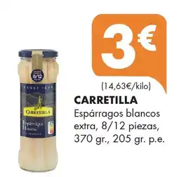 Supermercados Lupa CARRETILLA Espárragos blancos extra, 8/12 piezas oferta