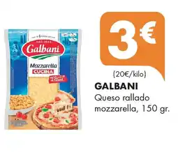 Supermercados Lupa GALBANI Queso rallado mozzarella oferta