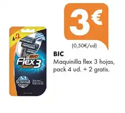 Supermercados Lupa BIC Maquinilla flex 3 hojas oferta