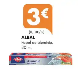 Supermercados Lupa ALBAL Papel de aluminio oferta