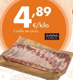 Supermercados Lupa Costilla de cerdo. oferta