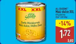 ALDI ALL SEASONS Maíz dulce XXL oferta