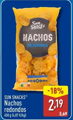 ALDI SUN SNACKS Nachos redondos oferta