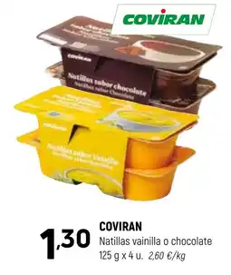 Coviran COVIRAN Natillas vainilla o chocolate oferta
