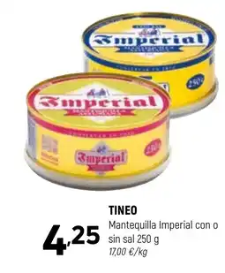 Coviran TINEO Mantequilla Imperial con o sin sal oferta