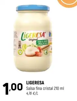 Coviran LIGERESA Salsa fina cristal oferta
