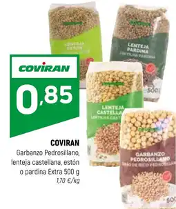 Coviran COVIRAN Garbanzo Pedrosillano, lenteja castellana, estón o pardina Extra oferta