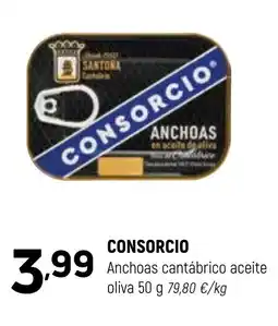 Coviran CONSORCIO Anchoas cantábrico aceite oliva oferta