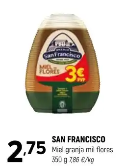 Coviran SAN FRANCISCO Miel granja mil flores oferta