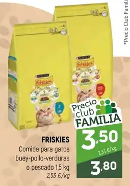 Coviran FRISKIES Comida para gatos buey-pollo-verduras o pescado oferta