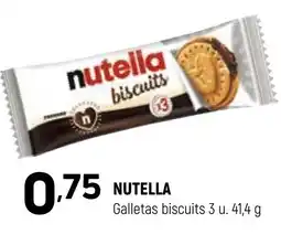 Coviran NUTELLA Galletas biscuits oferta