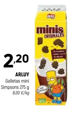 Coviran ARLUY Galletas mini Simpsons oferta