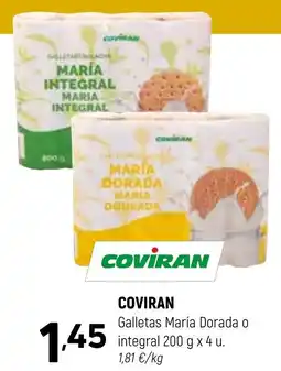 Coviran COVIRAN Galletas María Dorada o integral oferta