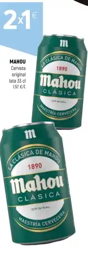 Coviran MAHOU Cerveza original oferta