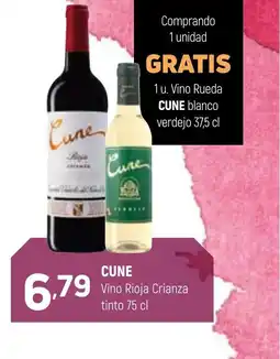 Coviran CUNE Vino Rioja Crianza tinto oferta