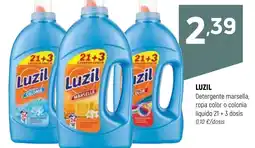 Coviran LUZIL Detergente marsella, ropa color o colonia líquido oferta