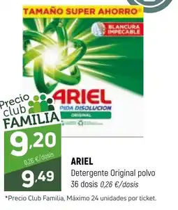 Coviran ARIEL Detergente Original polvo oferta
