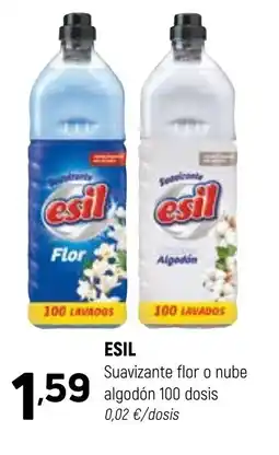 Coviran ESIL Suavizante flor o nube algodón 100 dosis oferta