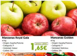 Hiper Usera Manzanas Royal Gala oferta