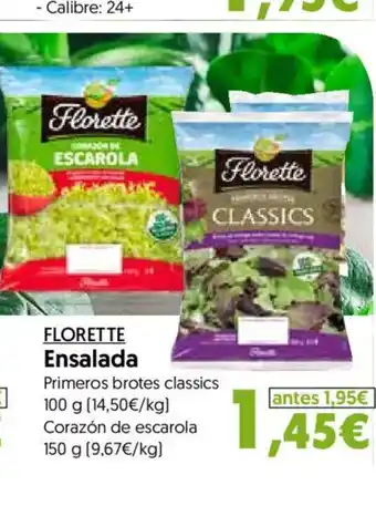Hiper Usera FLORETTE Ensalada oferta